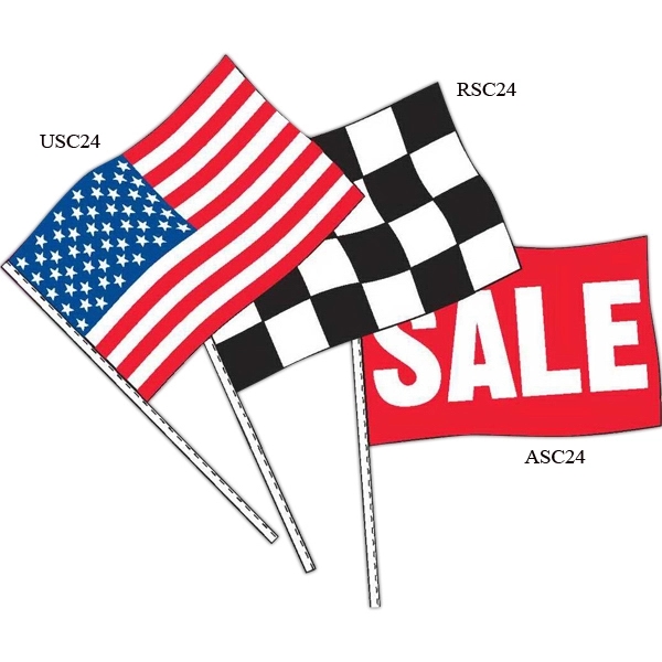 Supreme Cloth Antenna Flags - USA Kit