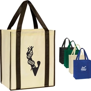 Nonwoven Shopping Tote with Bottom Board