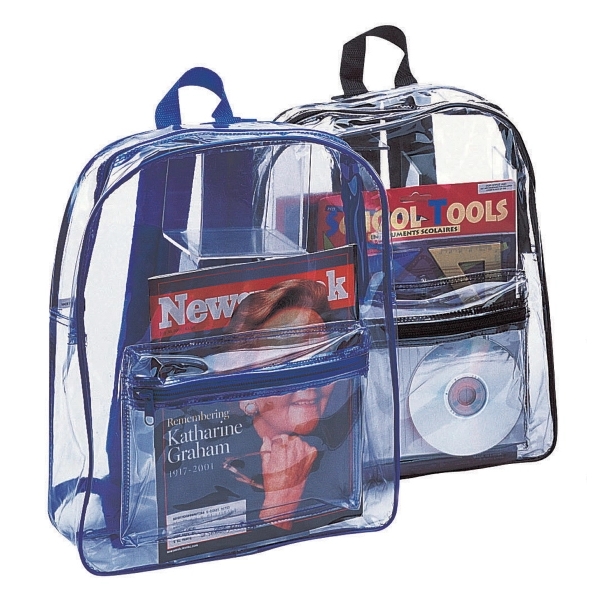 Clear PVC Security Backpack - Image 1
