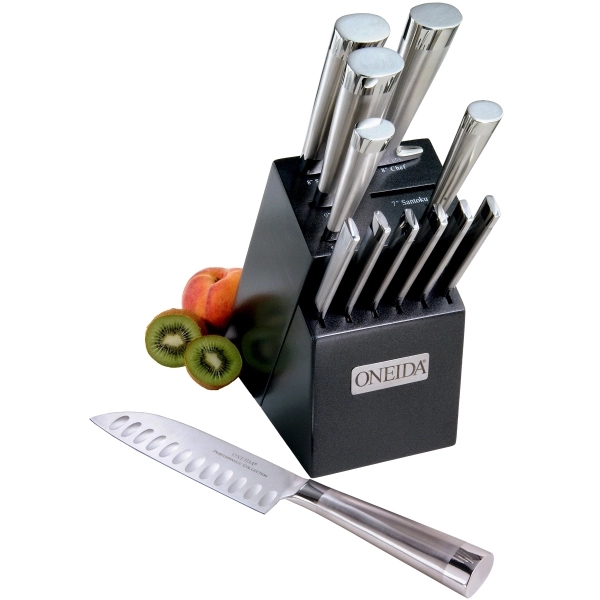 13 Pc. Performance Stainless Steel Knife Set w/Block