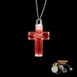 Cross Red Light-Up Acrylic Pendant Necklace
