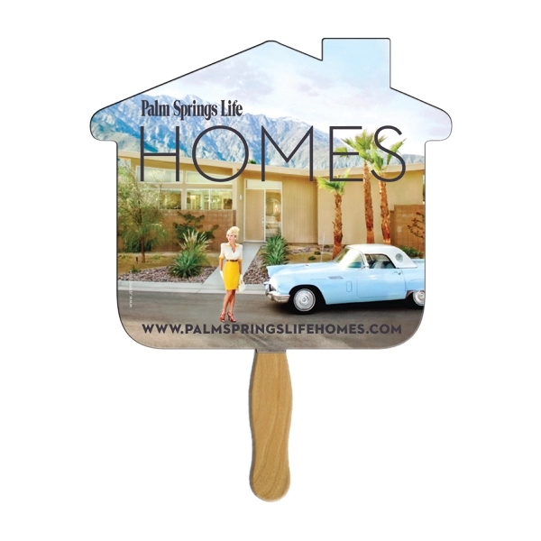 House Hand Fan Full Color - Image 1