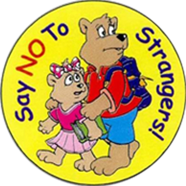 Say No To Strangers Sticker Rolls