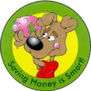 Saving Money is Smart Sticker Rolls