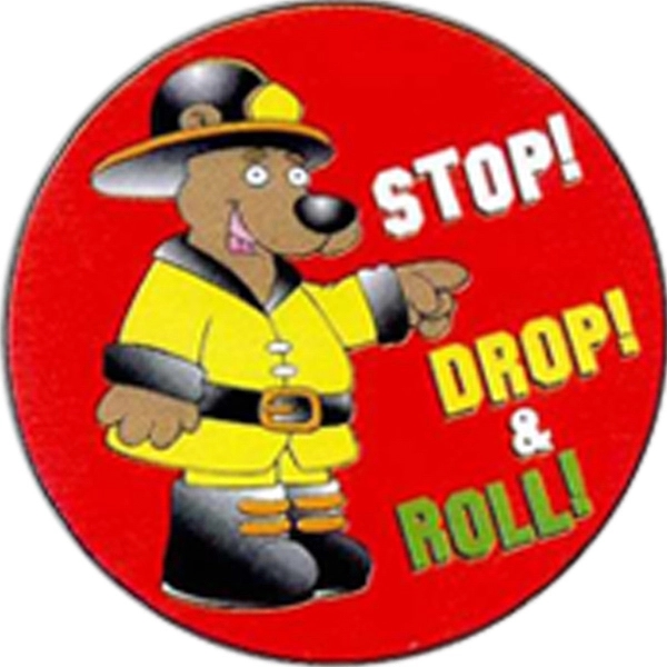Stop, Drop and Roll Sticker Rolls