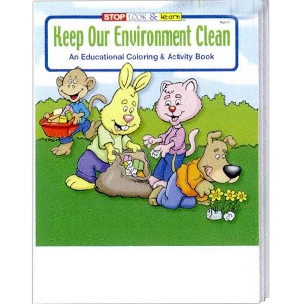 Keep our Environment Clean Coloring Book Fun Pack - Image 2