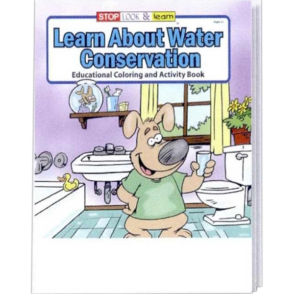 Learn About Water Conservation Coloring and Activity Book - Image 2