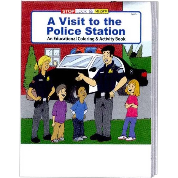 A Visit to the Police Station Coloring and Activity Book - Image 2