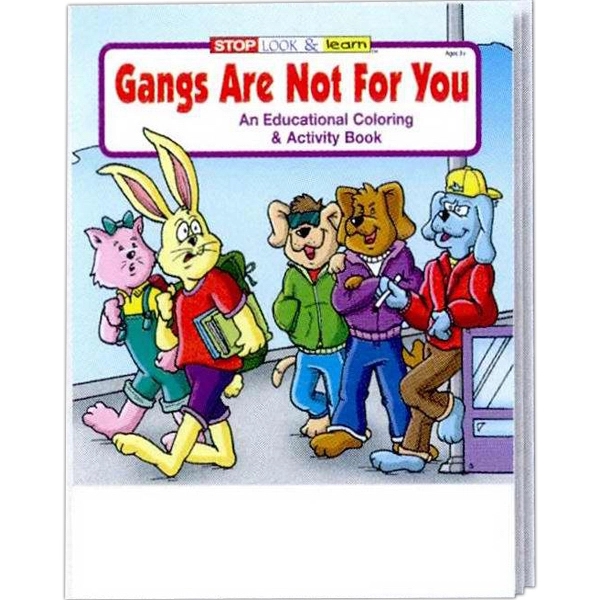 Gangs Are Not For You Coloring and Activity Book Fun Pack - Image 2