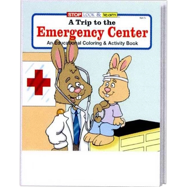 A Trip to the Emergency Center Coloring Book Fun Pack - Image 2