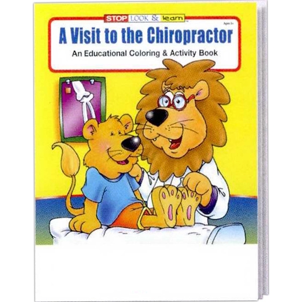 A Visit to the Chiropractor Coloring Book Fun Pack - Image 2