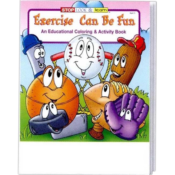 Exercise Can Be Fun Coloring and Activity Book - Image 2