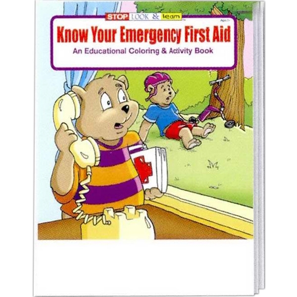Know Your Emergency First Aid Coloring Book Fun Pack - Image 2