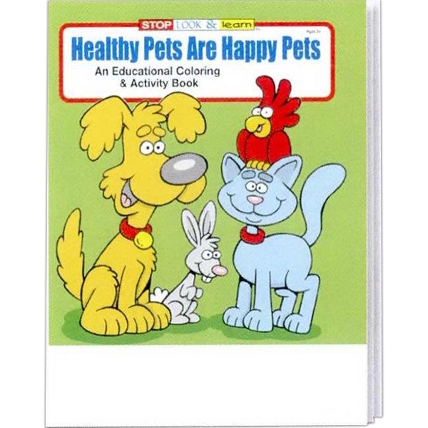 Healthy Pets are Happy Pets Coloring Book Fun Pack - Image 2