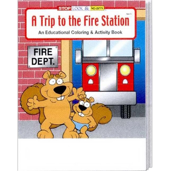 A Trip to the Fire Station Coloring Book Fun Pack - Image 2