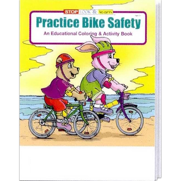 Practice Bike Safety Coloring and Activity Book Fun Pack - Image 2