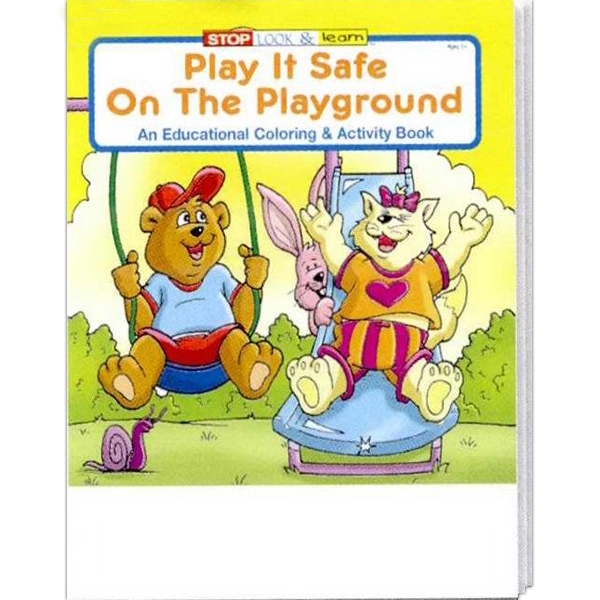Play It Safe On The Playground Coloring and Activity Book - Image 2
