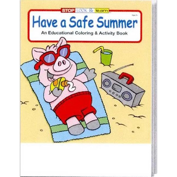 Have a Safe Summer Coloring and Activity Book Fun Pack - Image 2