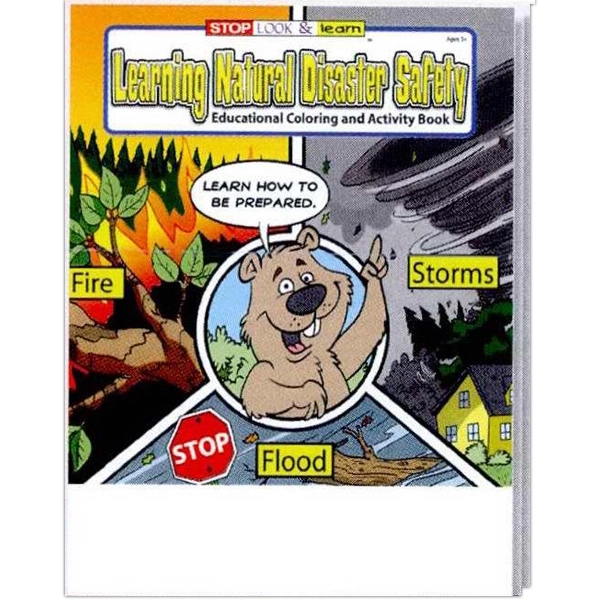 Learning Natural Disaster Safety Coloring Book Fun Pack - Image 2