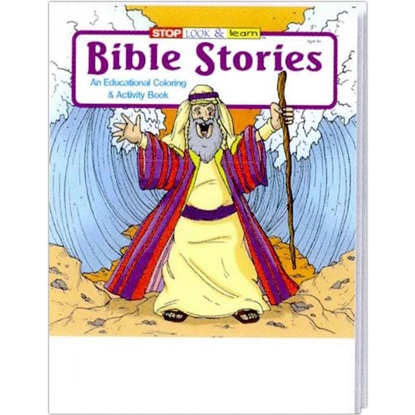 Bible Stories Coloring and Activity Book - Image 2