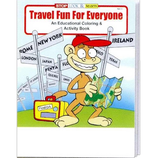 Travel Fun For Everyone Coloring and Activity Book Fun Pack - Image 2