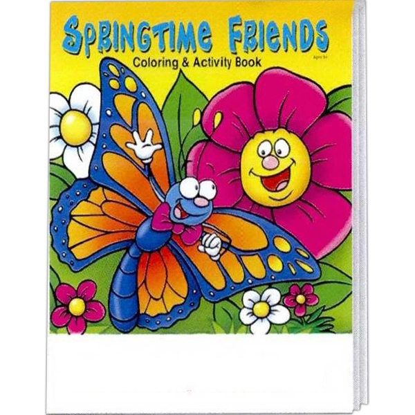 Springtime Friends Coloring and Activity Book - Image 2