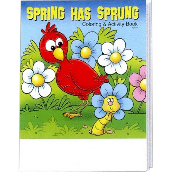 Spring Has Sprung Coloring and Activity Book Fun Pack - Image 2