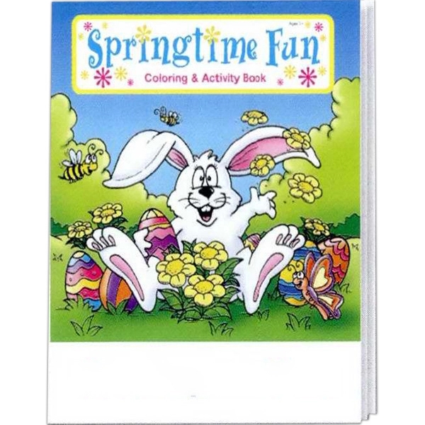 Springtime Fun Coloring and Activity Book - Image 2