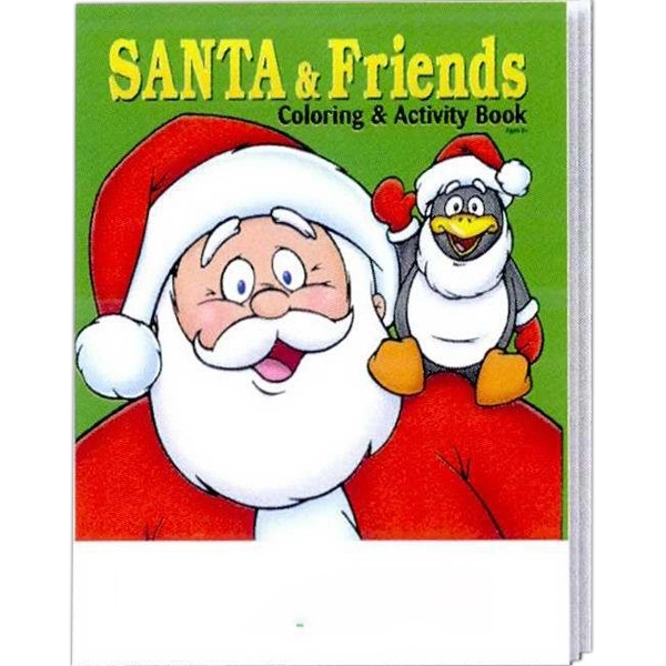 Santa and Friends Coloring and Activity Book - Image 2