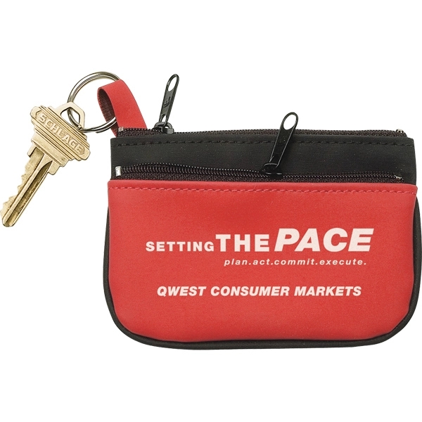Double Pocket Coin & Key Pouch - Image 1