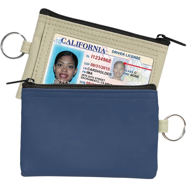Coin Pouch W/Id Window & Split Ring - Image 4