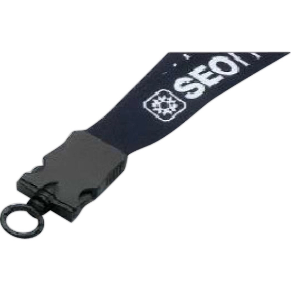 1&quot; Lanyard with Plastic Snap-Buckle Release &amp; O-Ring