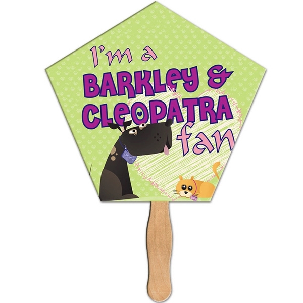 Church Hand Fan Full Color - Image 1
