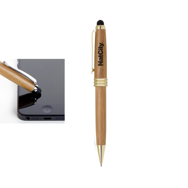ECO-Friendly Bamboo stylus and pencil. - Image 1