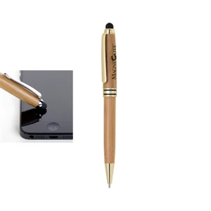 ECO-Friendly Bamboo stylus and ballpoint pen
