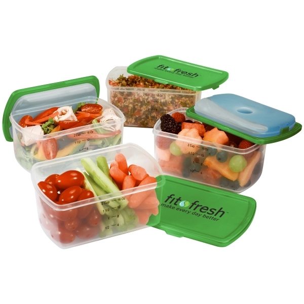 10 Pc. SmartPortion Container Set - 2 Cup