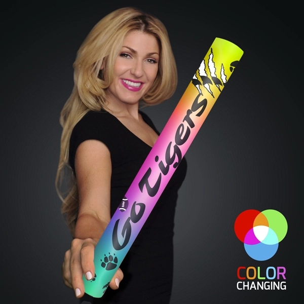 Fully Wrapped 16" LED Foam Cheer Stick - Image 1