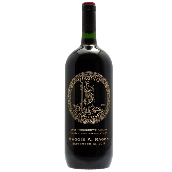 Etched Magnum Red Blend Red Wine - Image 1