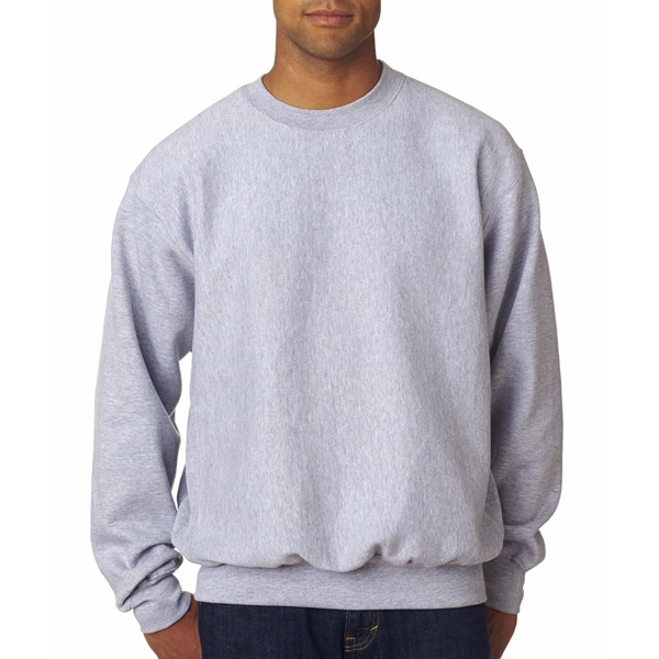 Adult Cross Weave(R) Crewneck Blend Sweatshirt