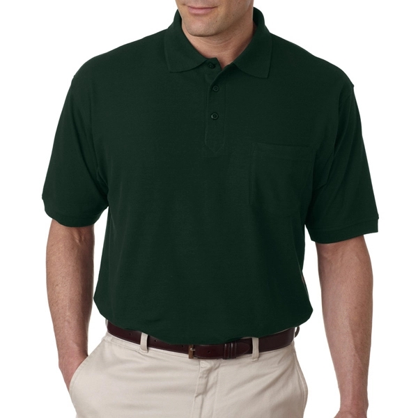 Adult Whisper Pique Polo With Pocket