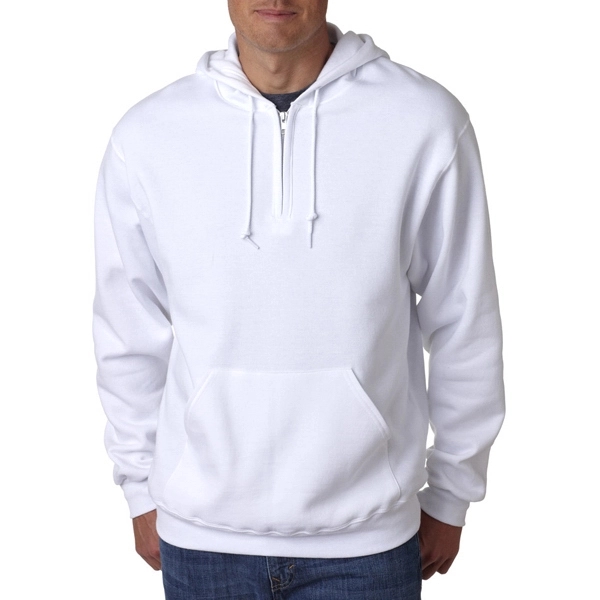 Adult Nublend(R) Quarter-Zip Hooded Sweatshirt
