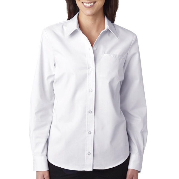 Dickies Ladies&apos; Long-Sleeve Stretch Poplin Shirt