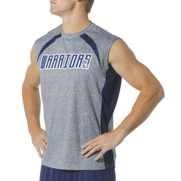 A4 Color Block Performance Muscle Tee