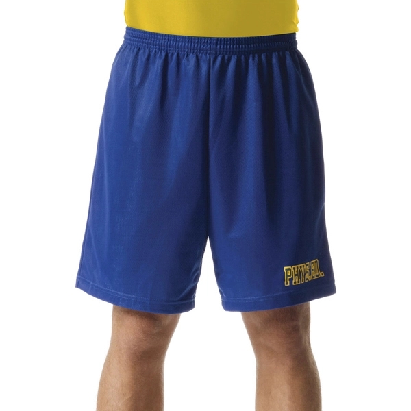 A4 Adult 7&quot; Lined Micromesh Shorts