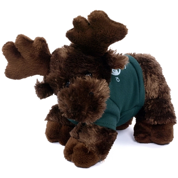 8" Maxamoose Moose with t-shirt one color imprint