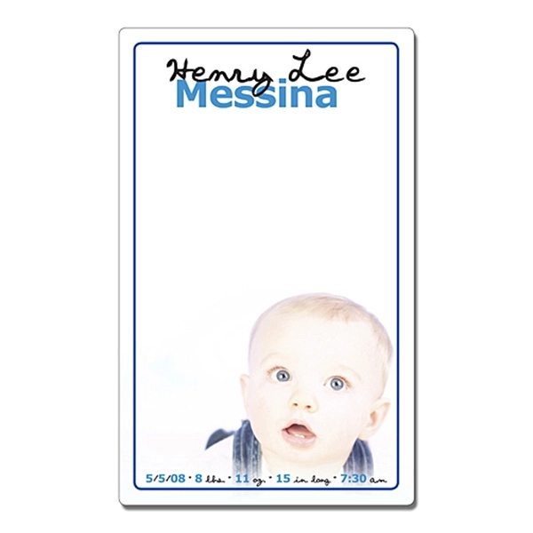 Announcement Mini Memo Board - 5.25x8.5 Laminated