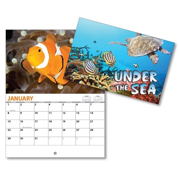 13 Month Mini Custom Photo Appointment Wall Calendar - SEA