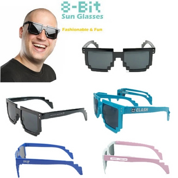 High Quality 8 Bit Sunglasses 100% UV Protection FDA - Image 1