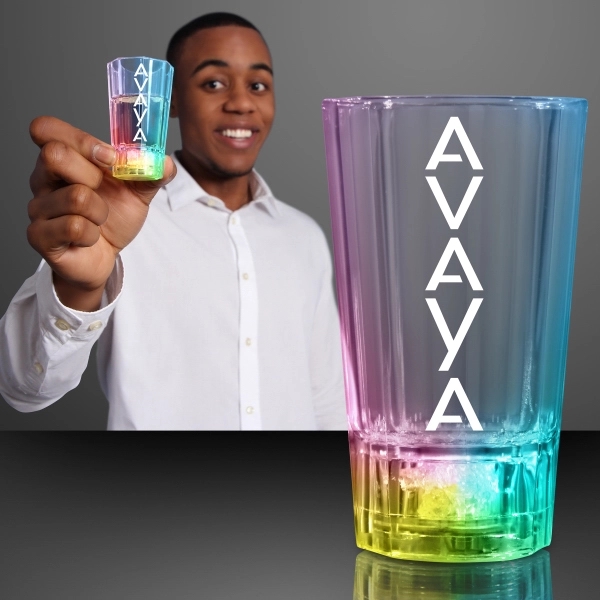 2 oz. Light-up shot glass - Image 1