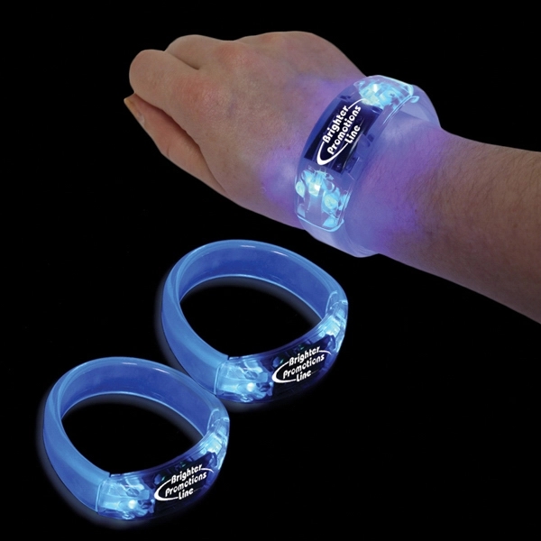 Blue 8&quot; Light Up LED Glow Bangle Bracelet